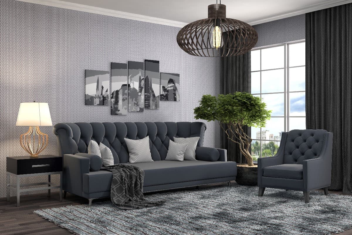 Living room in glamour style – how to decorate it?