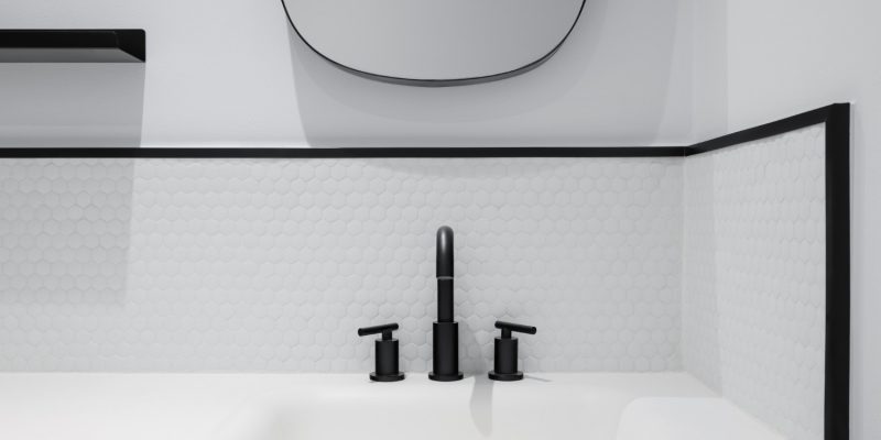 Czarna armatura w łazience – jak łączyć ją z wyposażeniem?