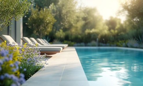 Understanding the process of custom pool construction and landscape design